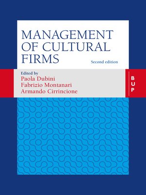cover image of Management of Cultural Firms